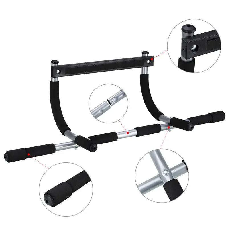 Adjustable Door Frame Pull-Up Bar for Home Gym & Fitness Training