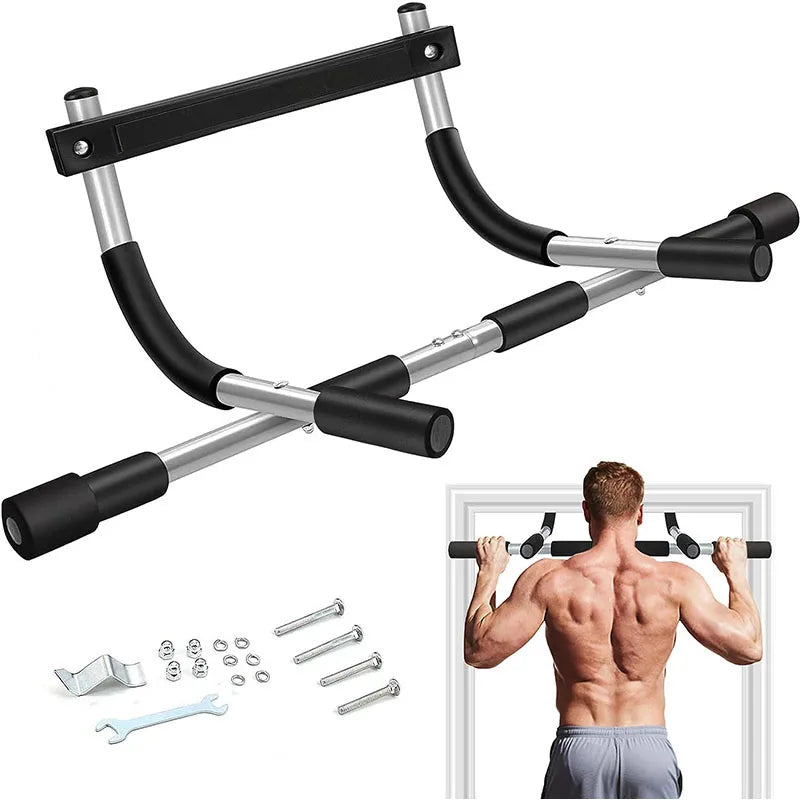 Adjustable Door Frame Pull-Up Bar for Home Gym & Fitness Training