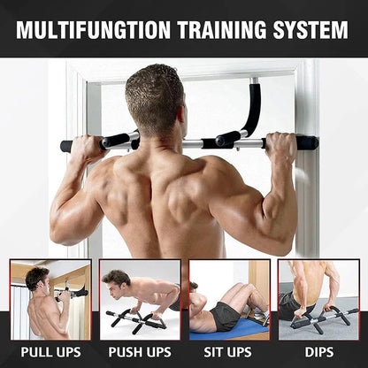 Adjustable Door Frame Pull-Up Bar for Home Gym & Fitness Training