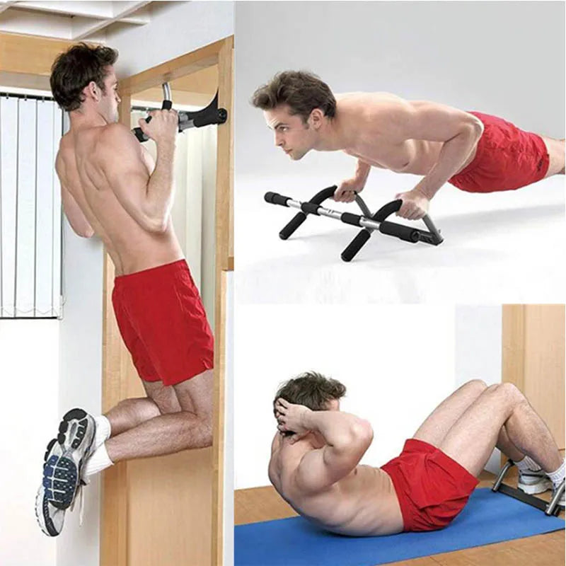 Adjustable Door Frame Pull-Up Bar for Home Gym & Fitness Training