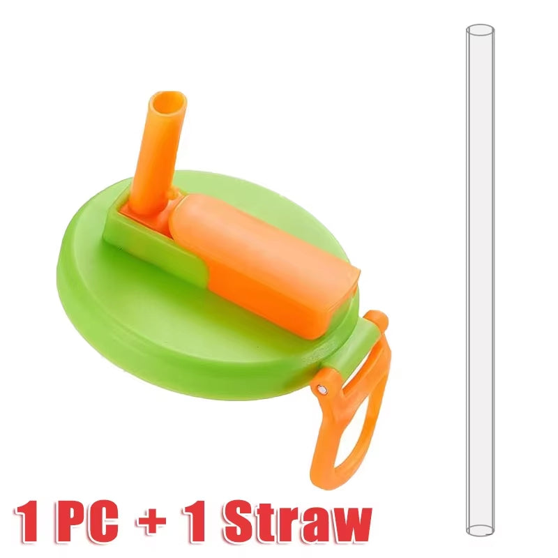 2PCS Silicone Soda Can Covers - Reusable Sealed Beverage Lids with Straw Opening